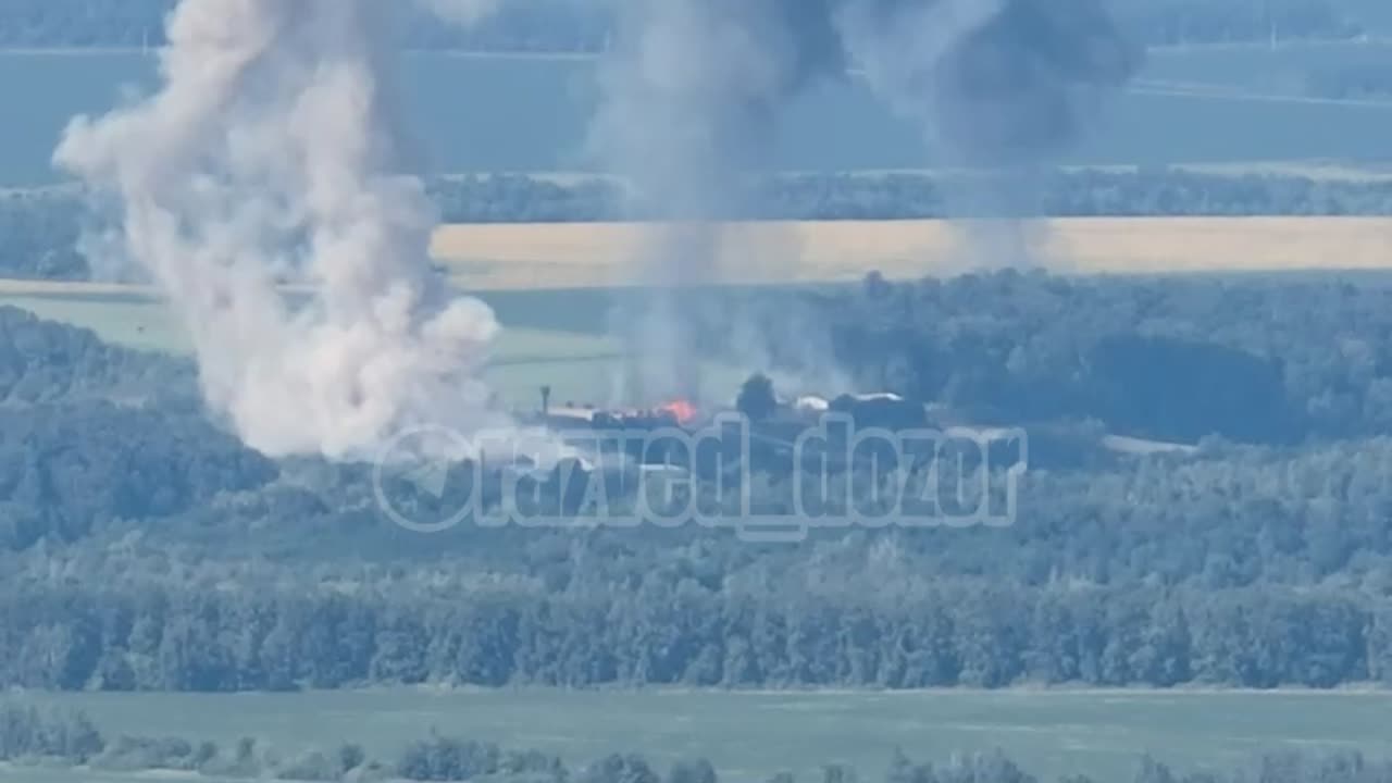 FAB Hits a Ukrainian Staging Area in Sumy Region Near the Border