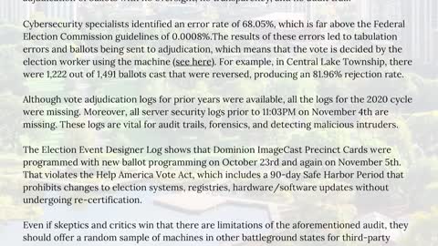 Unmasked, election fraud evidence