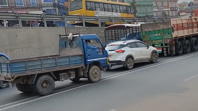 Traffic Jams in kathmandu