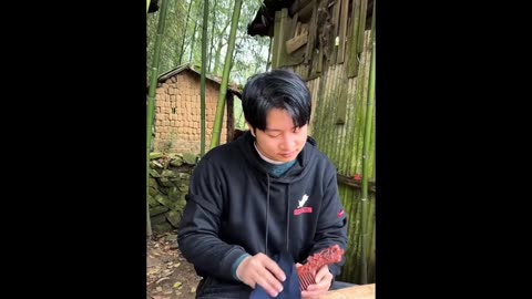 Home mode wood comb