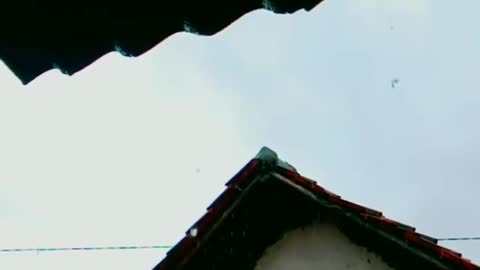 Rainy atmosphere in my hometown