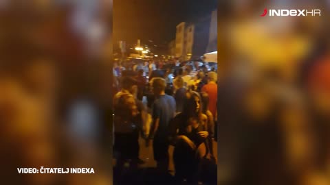 Šibenik: zaustavljen promet nakon pobjede protiv Rusije