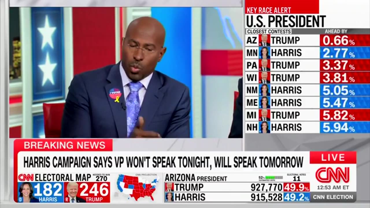 Emotional Van Jones On Verge Of Tears After Devastating Trump Election Victory