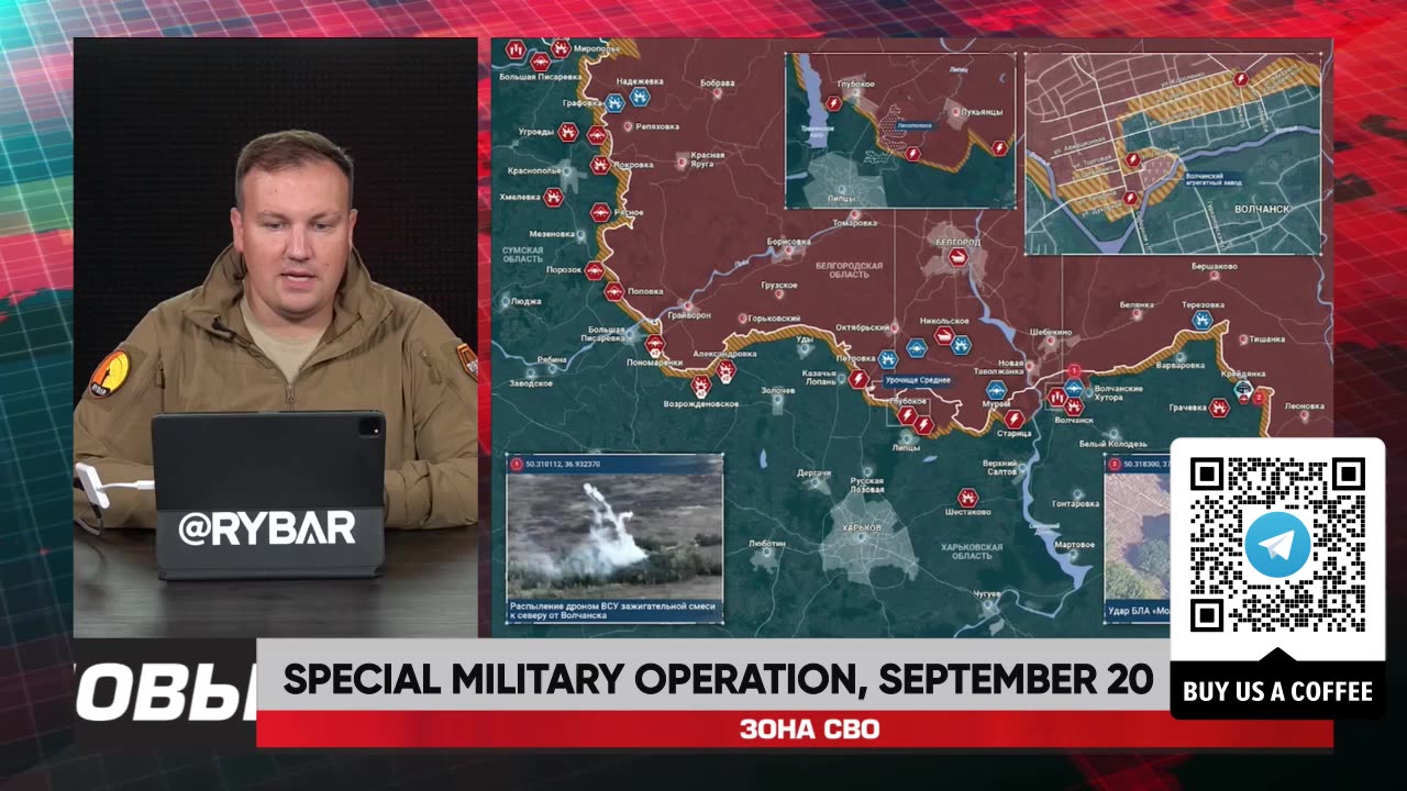 ❗️🇷🇺🇺🇦🎞 RYBAR HIGHLIGHTS OF THE RUSSIAN MILITARY OPERATION IN UKRAINE ON Sep.20, 2024