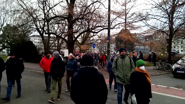 Osnabrück Auf den Beinen - Super- Demo-Zug für Grundrechte.