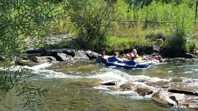 Clear Creek in Golden, CO - Tubing