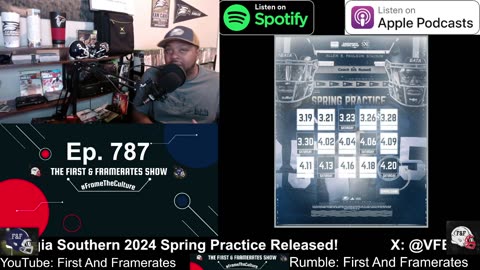 Ep. 787 Georgia Southern 2024 Spring Practice Released!