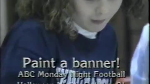 October 25, 1988 - Indianapolis Colts Fans Invited to Make a Banner for MNF Game
