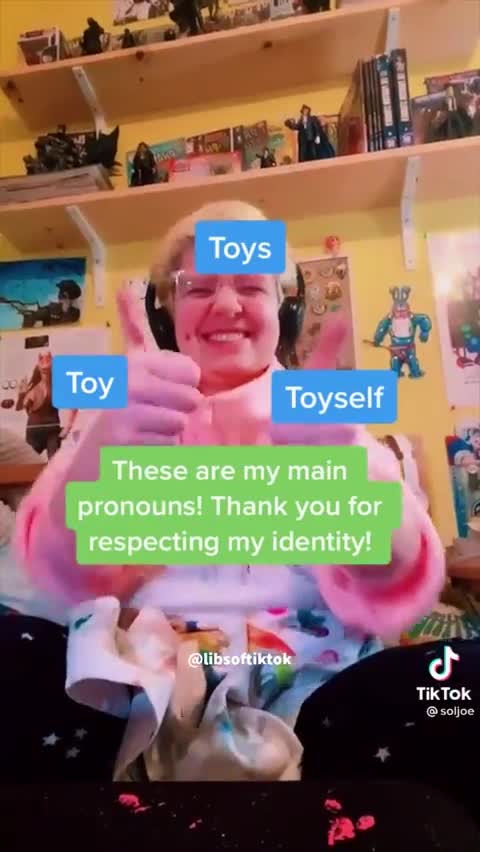 This lady thinks she's a fish gender