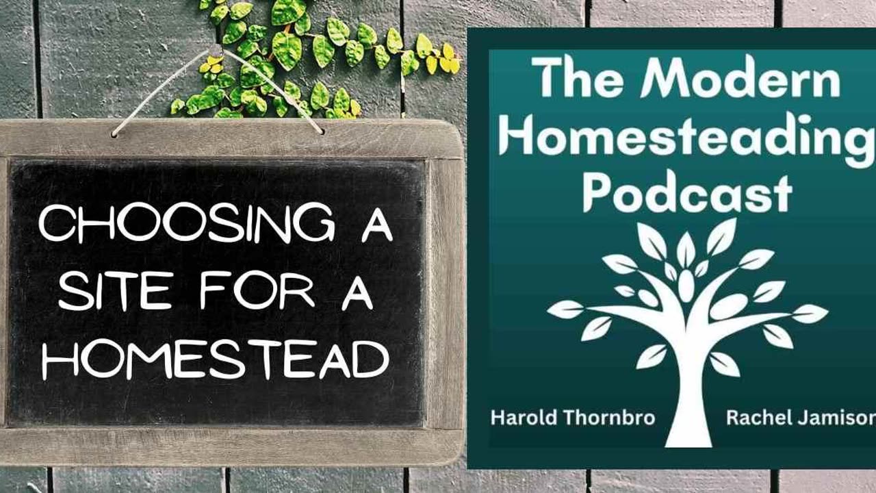 Choosing A Site For A Homestead - Modern Homesteading Podcast Episode 249