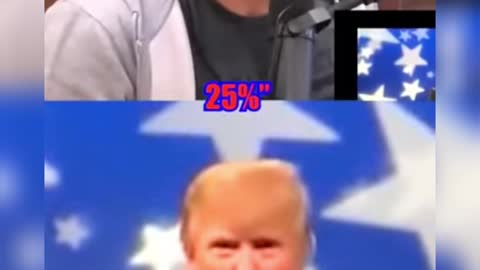 Joe Rogan admiring Trump