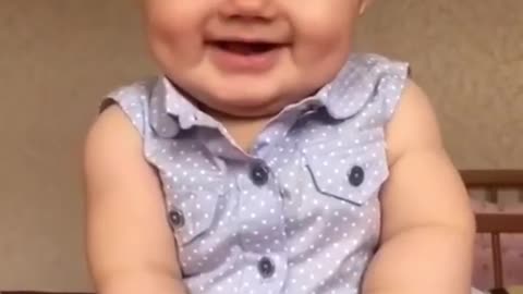 OMG so cute cute Baby laughing video