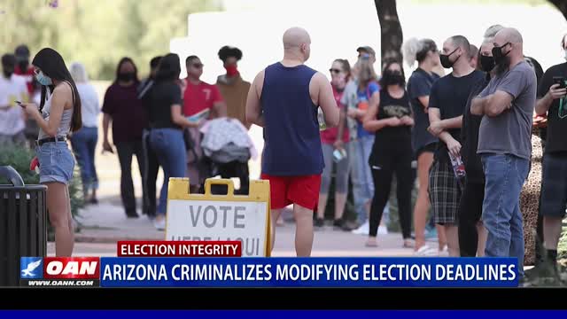 Ariz. criminalizes modifying election deadlines