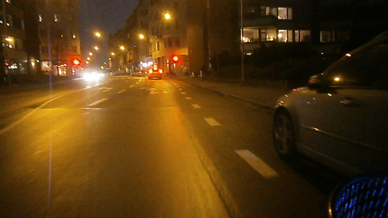 Cyklar på Drottninggatan i Helsingborg 14 Nov. 2014