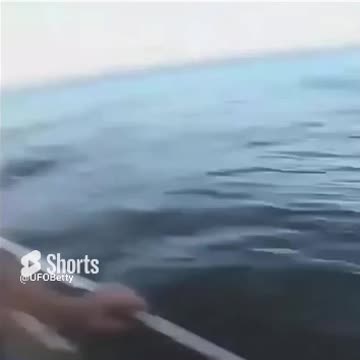 UFO dives into ocean to avoid Military