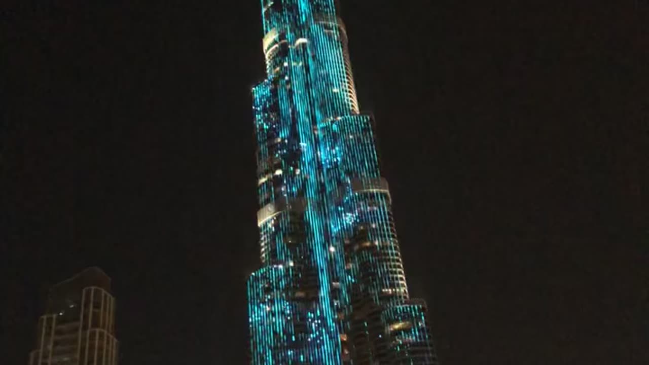 Burj khalifa night show