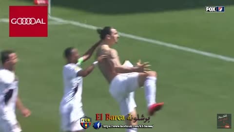 Zlatan Ibrahimovic Scores Amazing First Goal For LA Galaxy