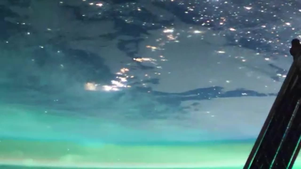 Northern lights seen from International Space Station