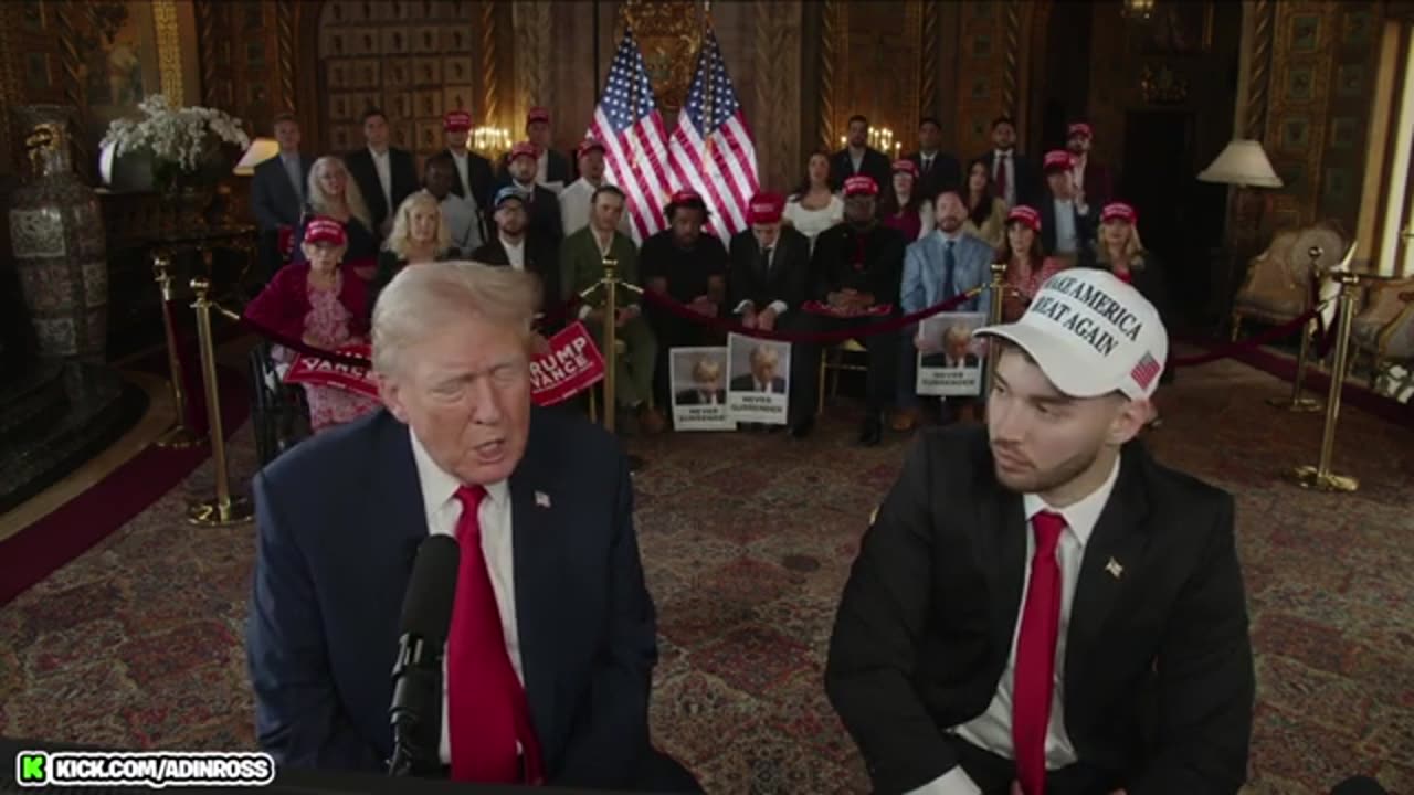 Donald Trump Comes on Adin Ross's Stream!