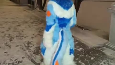 ［furry］有只毛毛在雪天的江边散步OvO