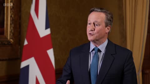 Cameron on his return- I believe in public service