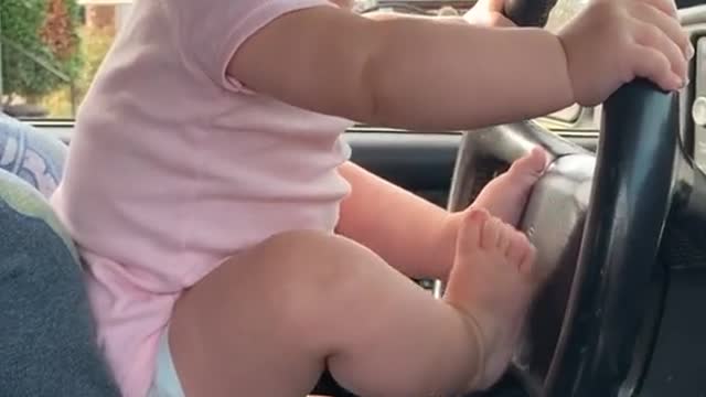 Try not to laugh, funny babygirl