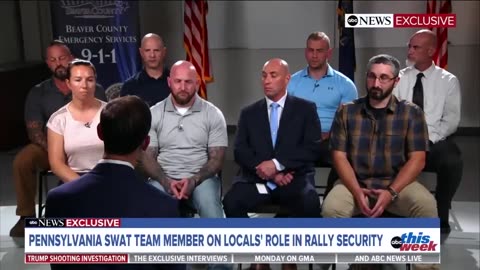 Pennsylvania SWAT Team Speaks out about attempted assassination of Trump