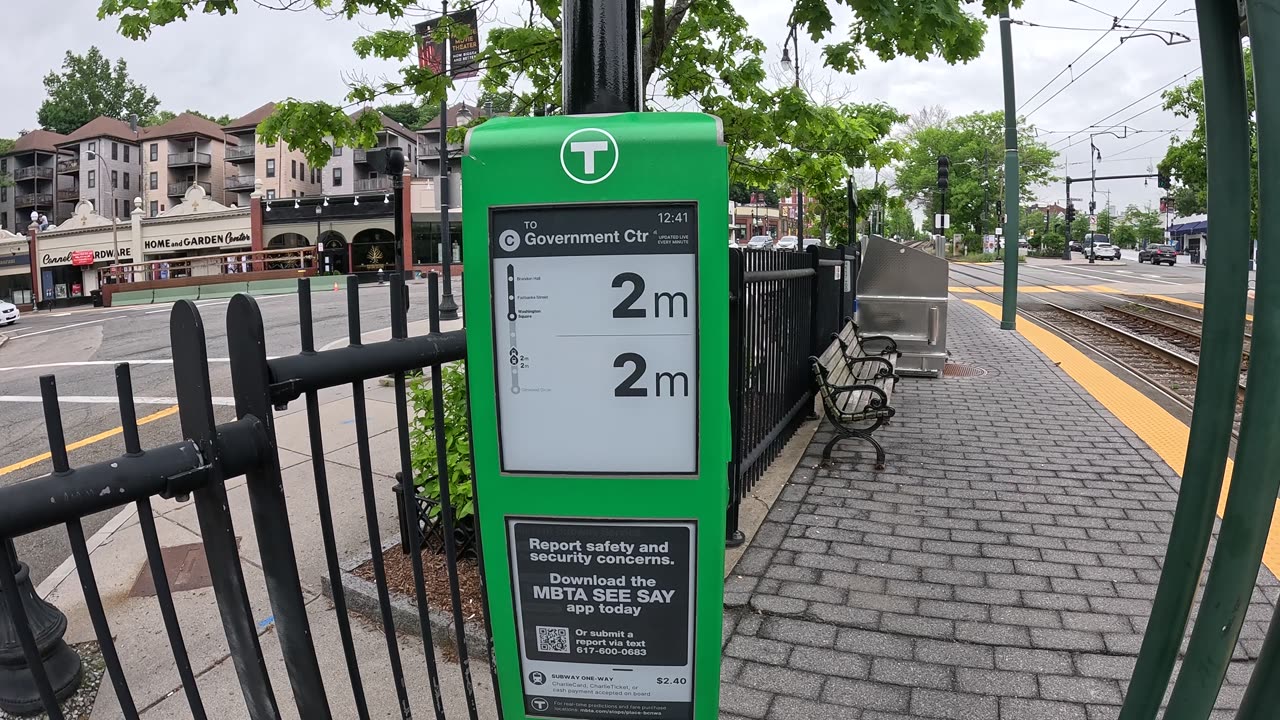 Brookline Has T Station gizmos Boston does not🚆💥🤷🏽‍♀️🚴🏻🌳🔥