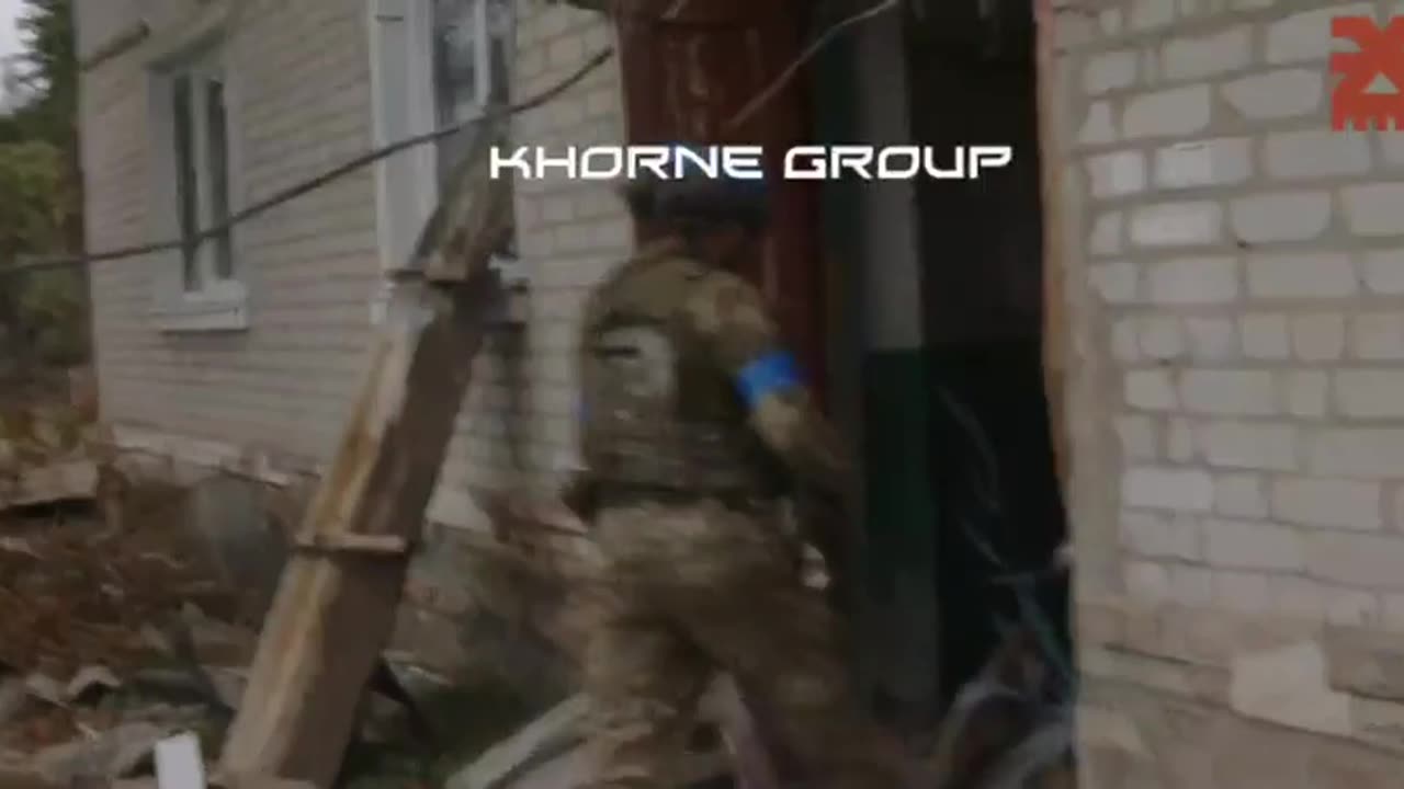 Ukrainian soldier's walking on the street and looking at their losses in Kursk region
