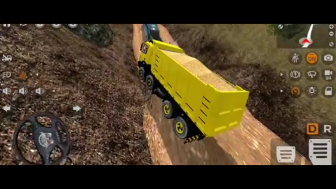 heavy dumper Truck off road challenges driving game play#androidgameplay #androidgames