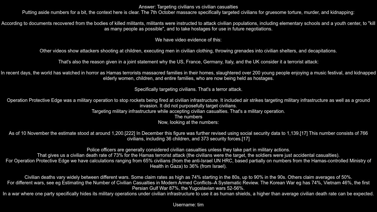 How is the October 7th attack classified as terrorism based on casualty statistics and how does it