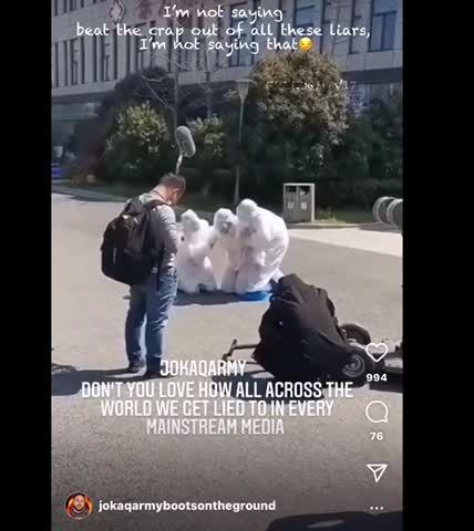 Fake virus propaganda