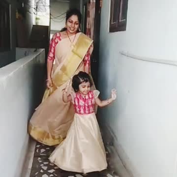 Mom and daughter - express love