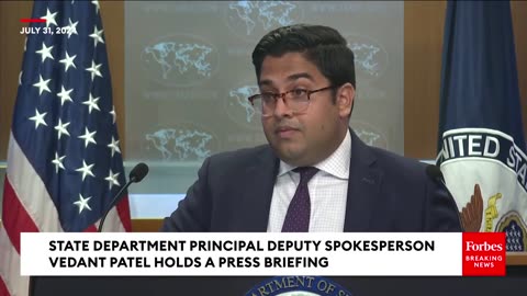 Vedant Patel Asked If The US Was Given A Heads Up Before The Killing Of Ismail Haniyeh In Iran