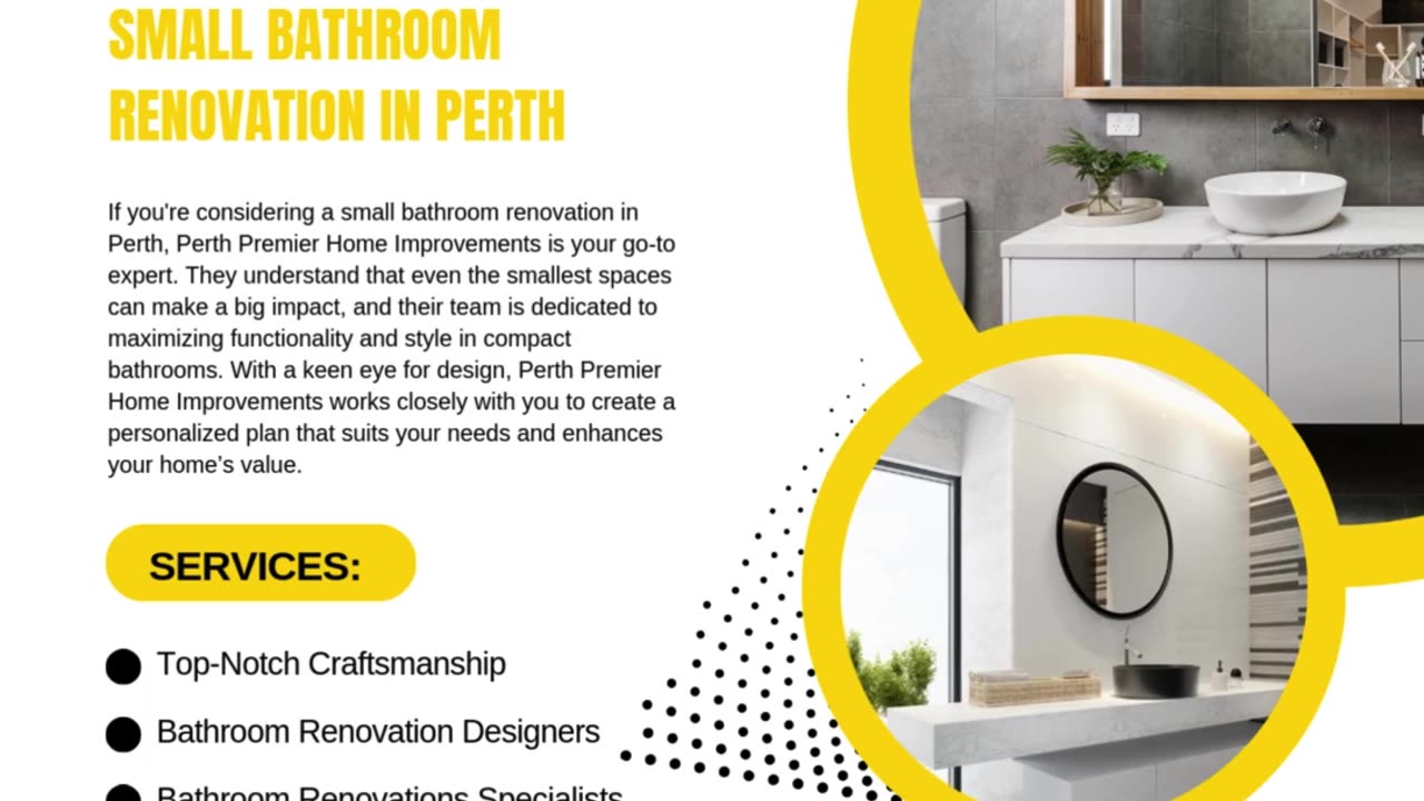 What Creative Solutions Enhance Small Bathroom Renovation in Perth?