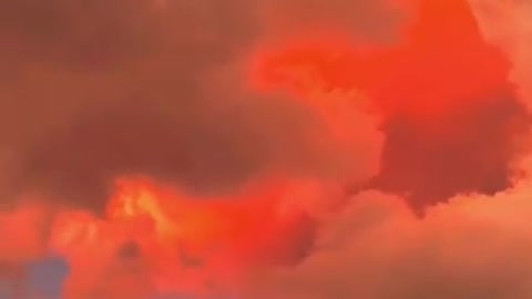 Red clouds?