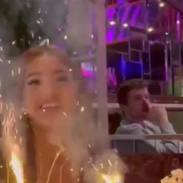 Accidentally Lighting A Firework Up In A Restaurant 🎇
