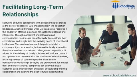 The Key Benefits of Having a School Principal Email List for B2B