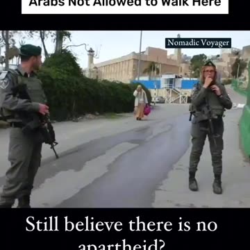 Do you stull believe their is no Apartheid?