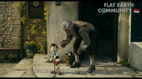 The sun goes around the whole earth once a day