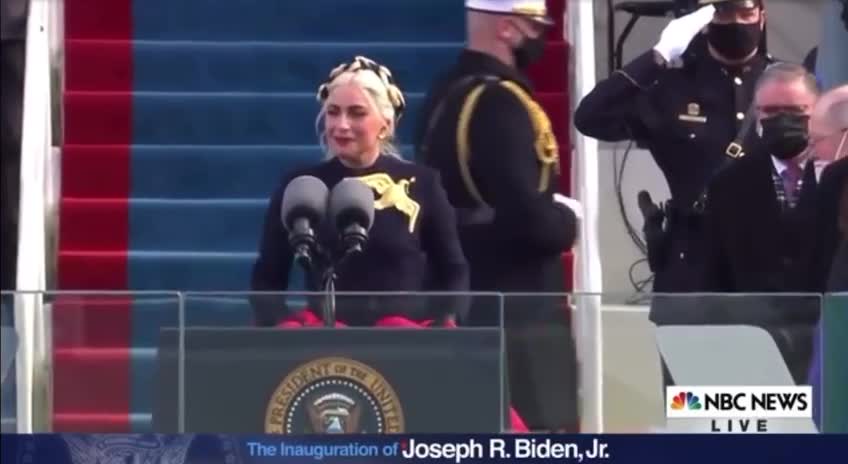 Lady Gaga performs inauguration of Joseph R. Biden, Jr