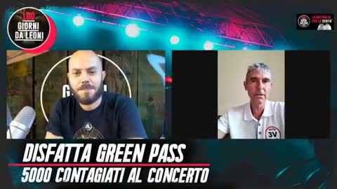 Disfatta Green Pass: 5000 infettati al concerto tutti con Green Pass