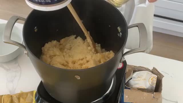 EASY MASHED POTATOES made from CHIPS
