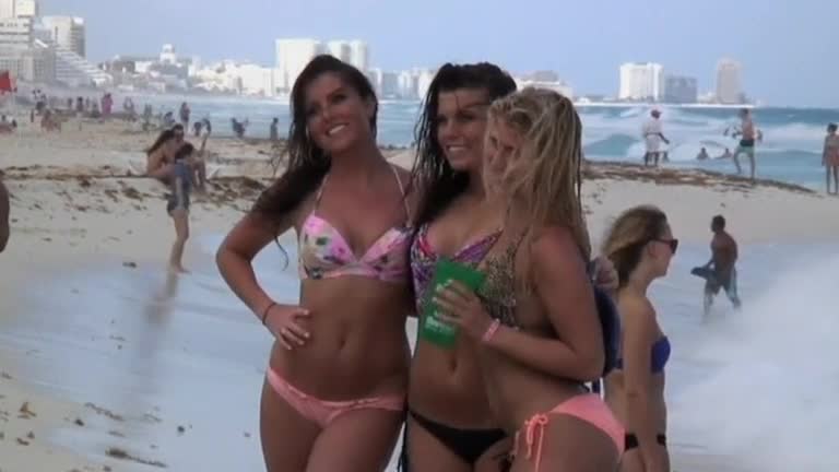 Mexico beefs up security to receive spring breakers