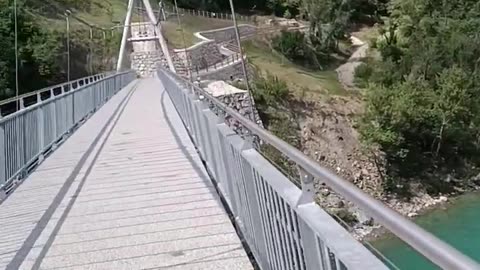 Brv cez soco - Passerella sull'Isonzo a Solkan (Slovenia)