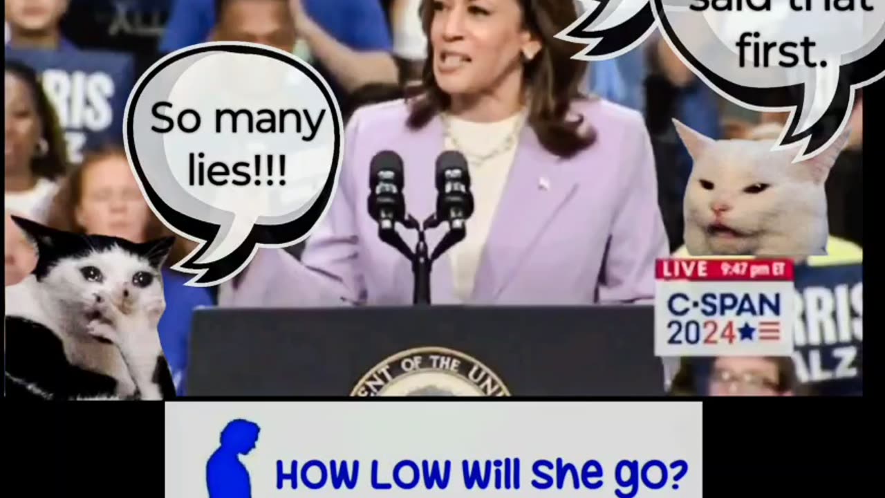 More #copycatKAMALA LIe after lie. How low WILL she go? VOTE #TRUMP2024