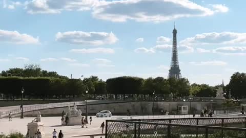 Sunrise at Tuileries Park