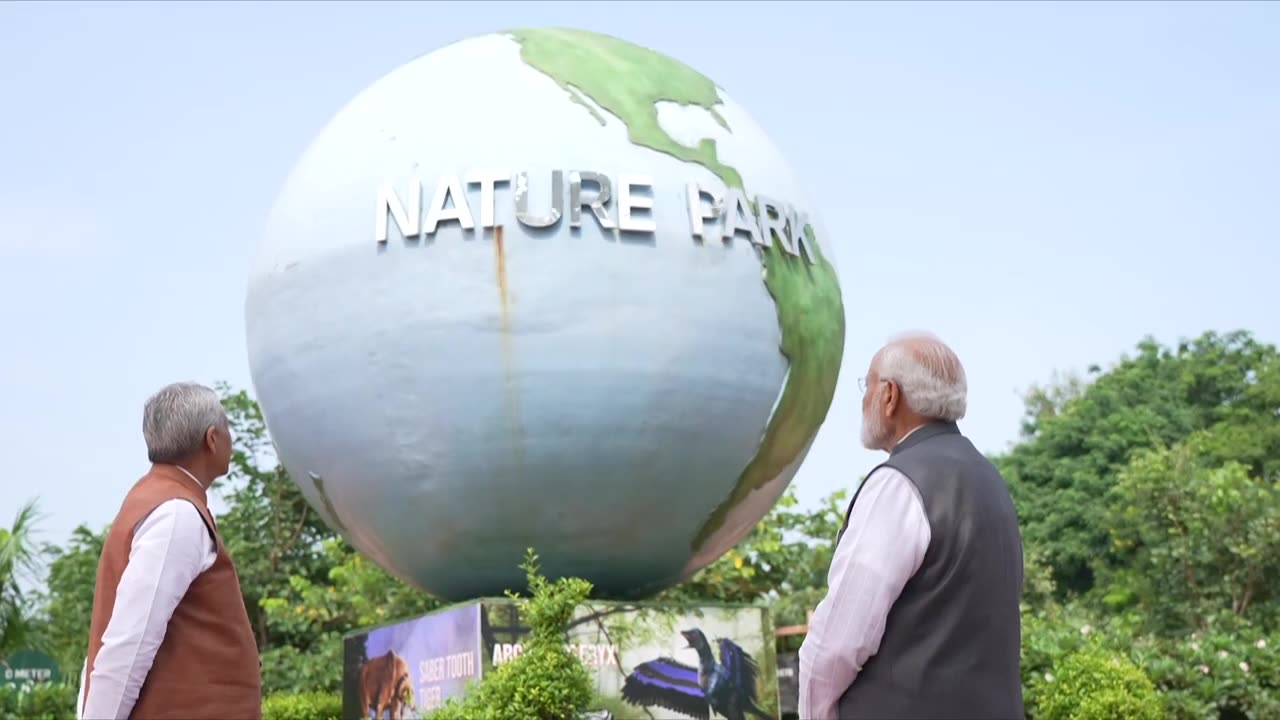 Breathtaking Nature Park | PM Modi visits Gujarat Science City