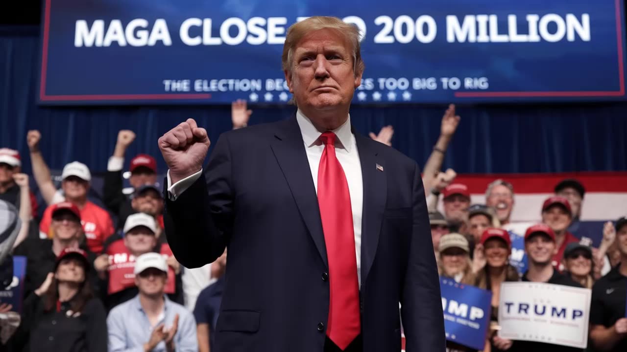 The Election Becomes To Big To Rig,Trump Says MAGA Close To 200 Million Podcast