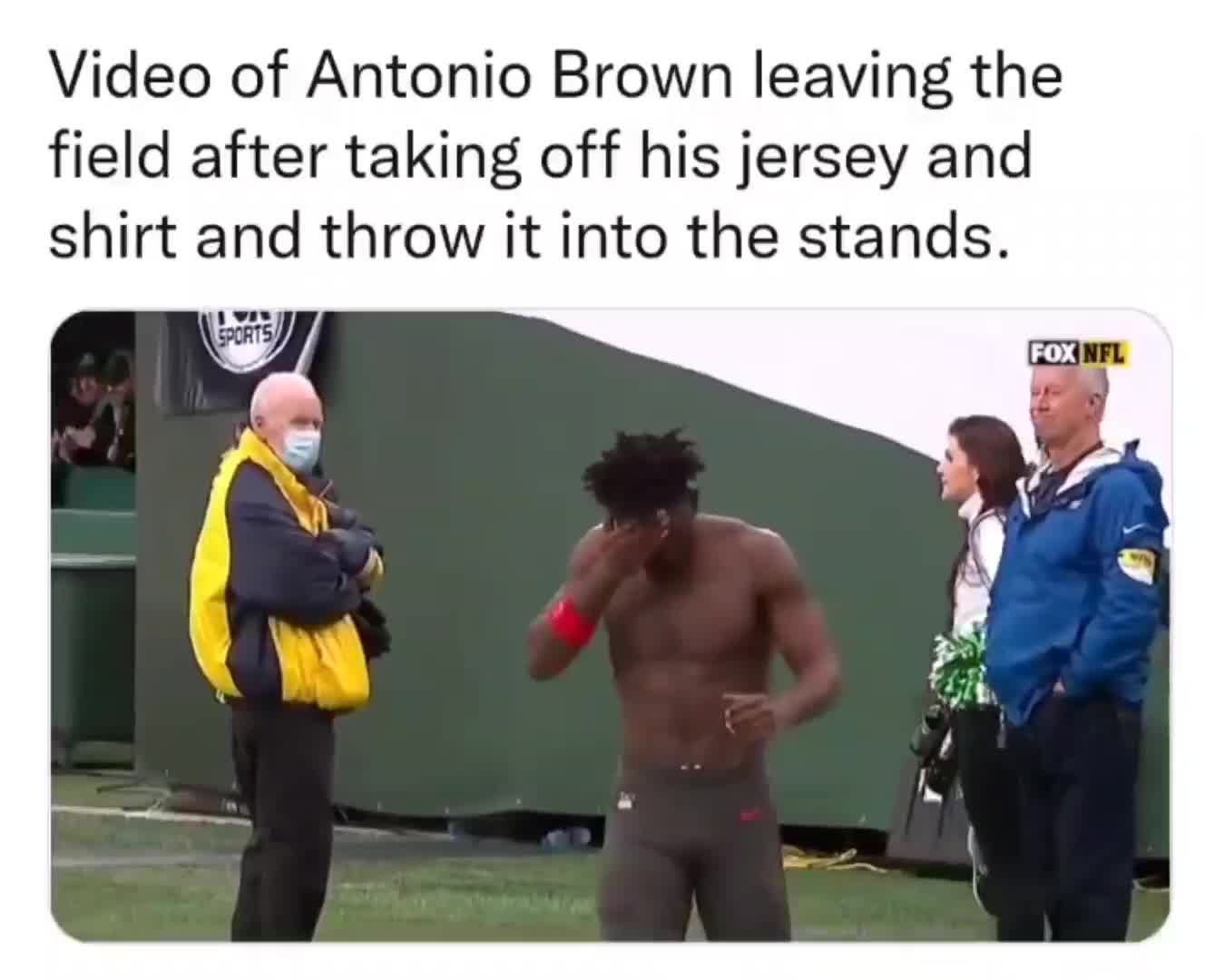 WiseEnough 🤣 🤣 🤣 🤣 Antonio Train Wreck Brown